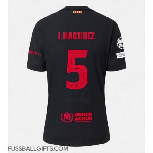 Barcelona Inigo Martinez #5 Fußballbekleidung Auswärtstrikot 2024-25 Kurzarm